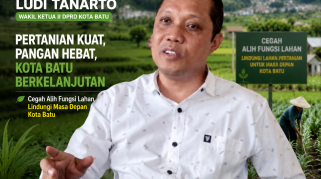 Ludi Tanarto targetkan Raperda LP2B rampung akhir 2026 ini. Jumat (19/06/2026). (AI)